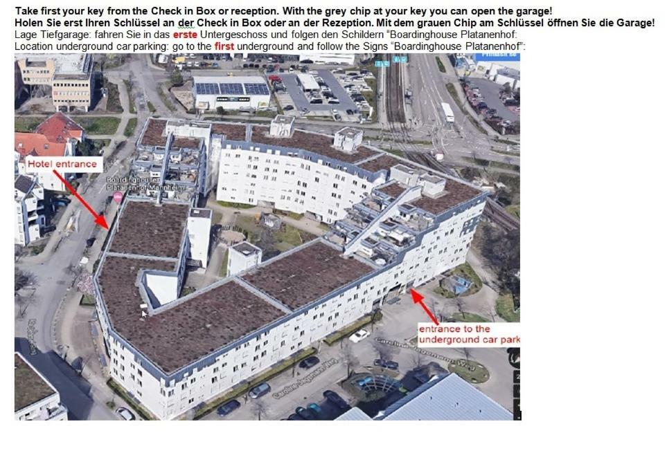Aparthotel Ariva Boardinghouse Platanenhof Mannheim Exteriér fotografie